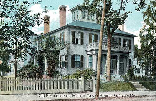 Old Residence of the Honorable James G. Blaine